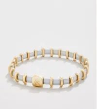 Lila Stretch Bracelet – Silver