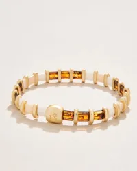 Lila Stretch Bracelet – Tortoise/Cream