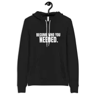 Become Who You Needed Unisex Hoodie — AiVA x Bella & Canvas – Image 1