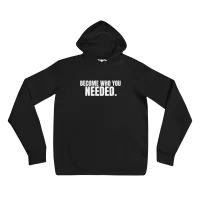 Become Who You Needed Unisex Hoodie — AiVA x Bella & Canvas – Image 2