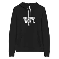 Most People Won’t Unisex Hoodie — AiVA x Bella & Canvas – Image 9