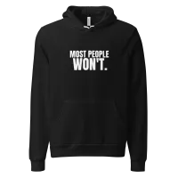 Most People Won’t Unisex Hoodie — AiVA x Bella & Canvas – Image 8