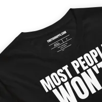 Most People Won’t Unisex Tee — AiVA x Bella & Canvas – Image 11