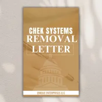 CHEXSYSTEMS REMOVAL LETTERS – Image 1