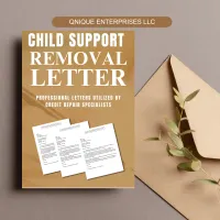 CHILD SUPPORT REMOVAL LETTERS – Image 1