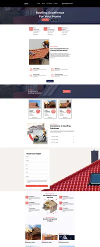 Roofing Website Template – Image 2