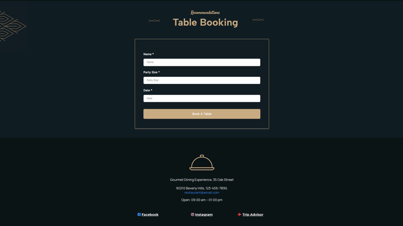 Restaurant Website Template – Image 7
