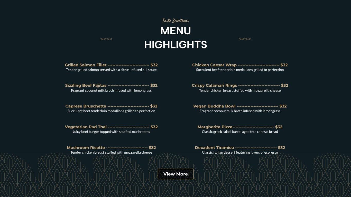 Restaurant Website Template – Image 6