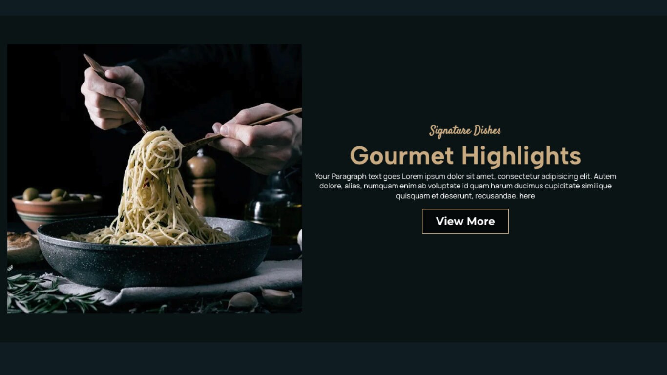 Restaurant Website Template – Image 8