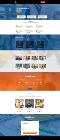 Construction Website Template – Image 2