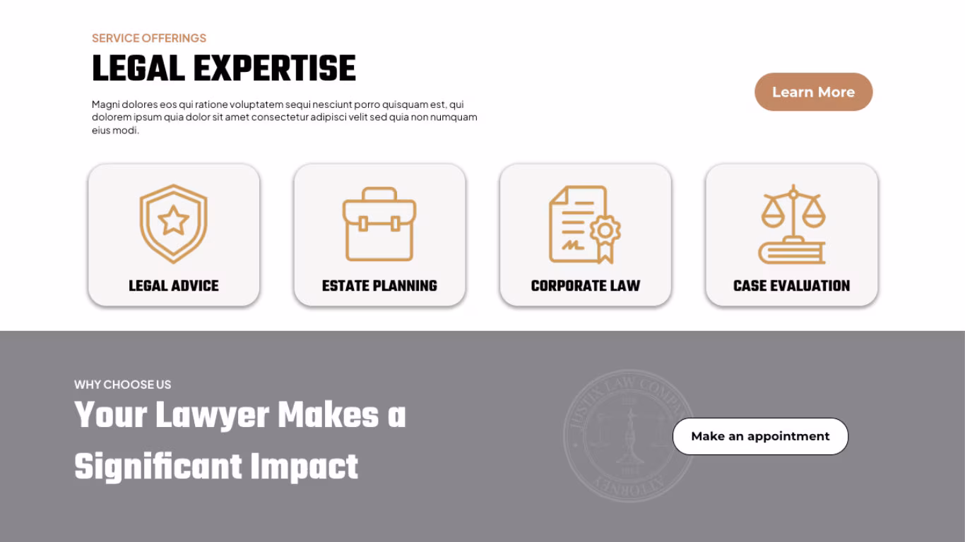 Lawyer Website Template – Image 4
