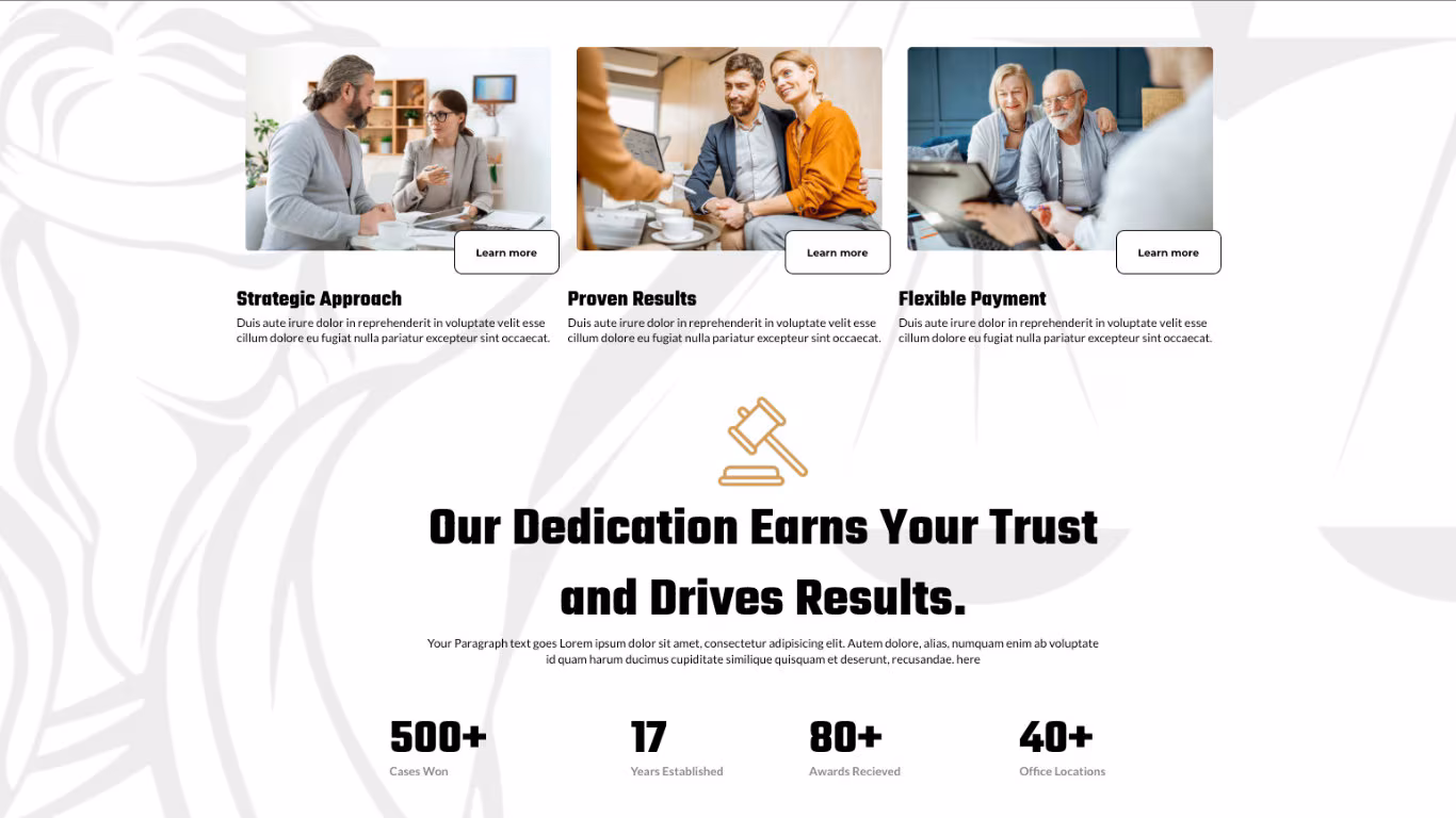 Lawyer Website Template – Image 5