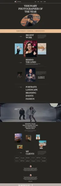 Photographer Website Template – Image 2