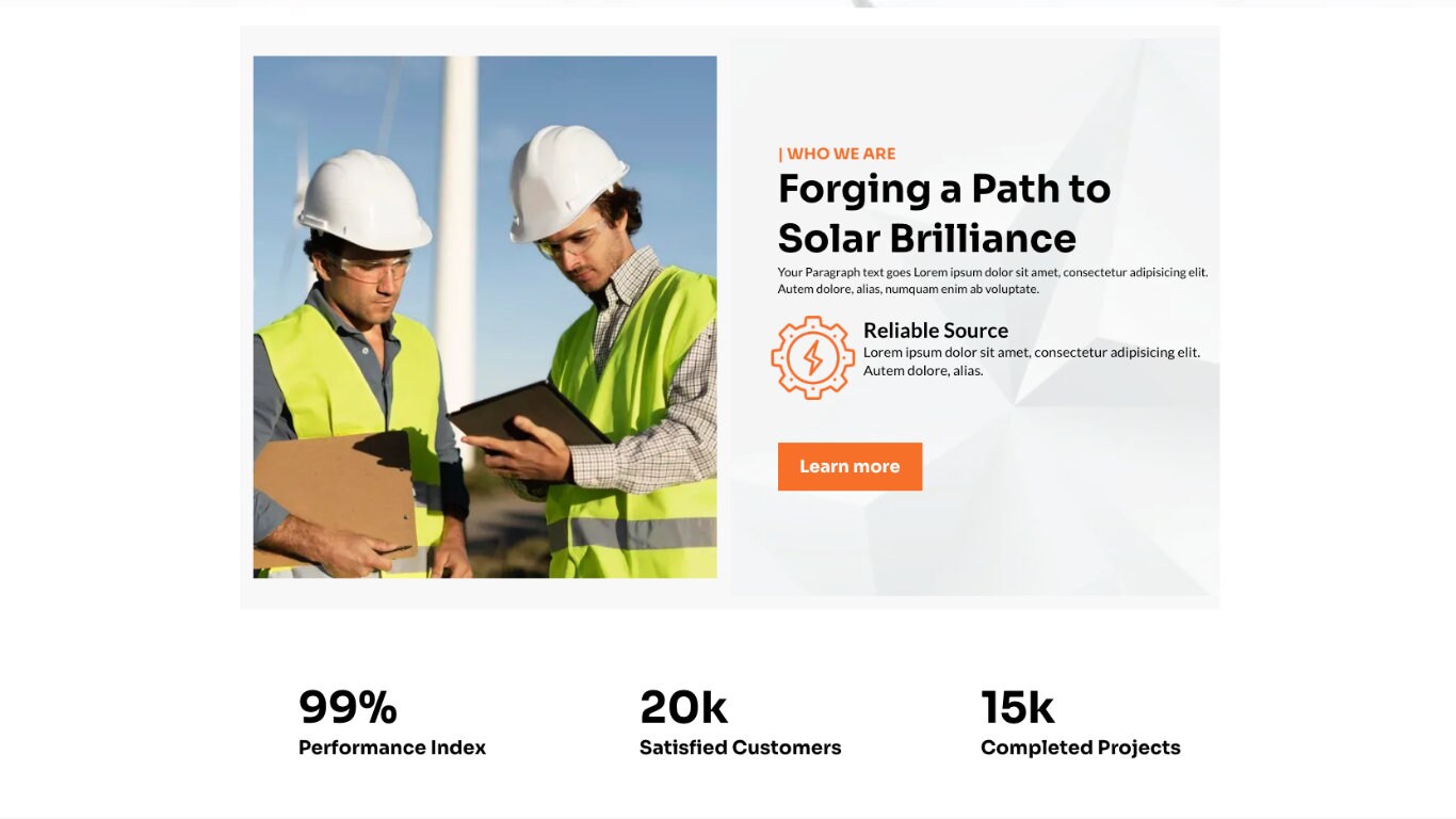Solar Website Template – Image 4