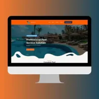 Pool Cleaning Website Template – Image 3