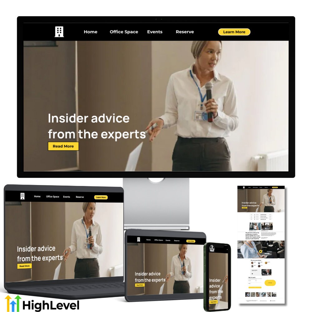 Conference Room Website Template – Image 3