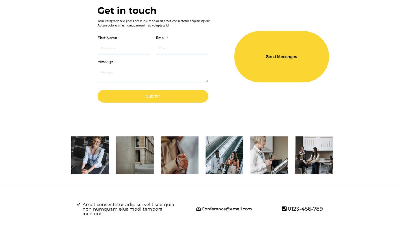 Conference Room Website Template – Image 5