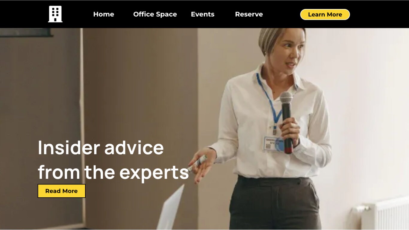 Conference Room Website Template – Image 4