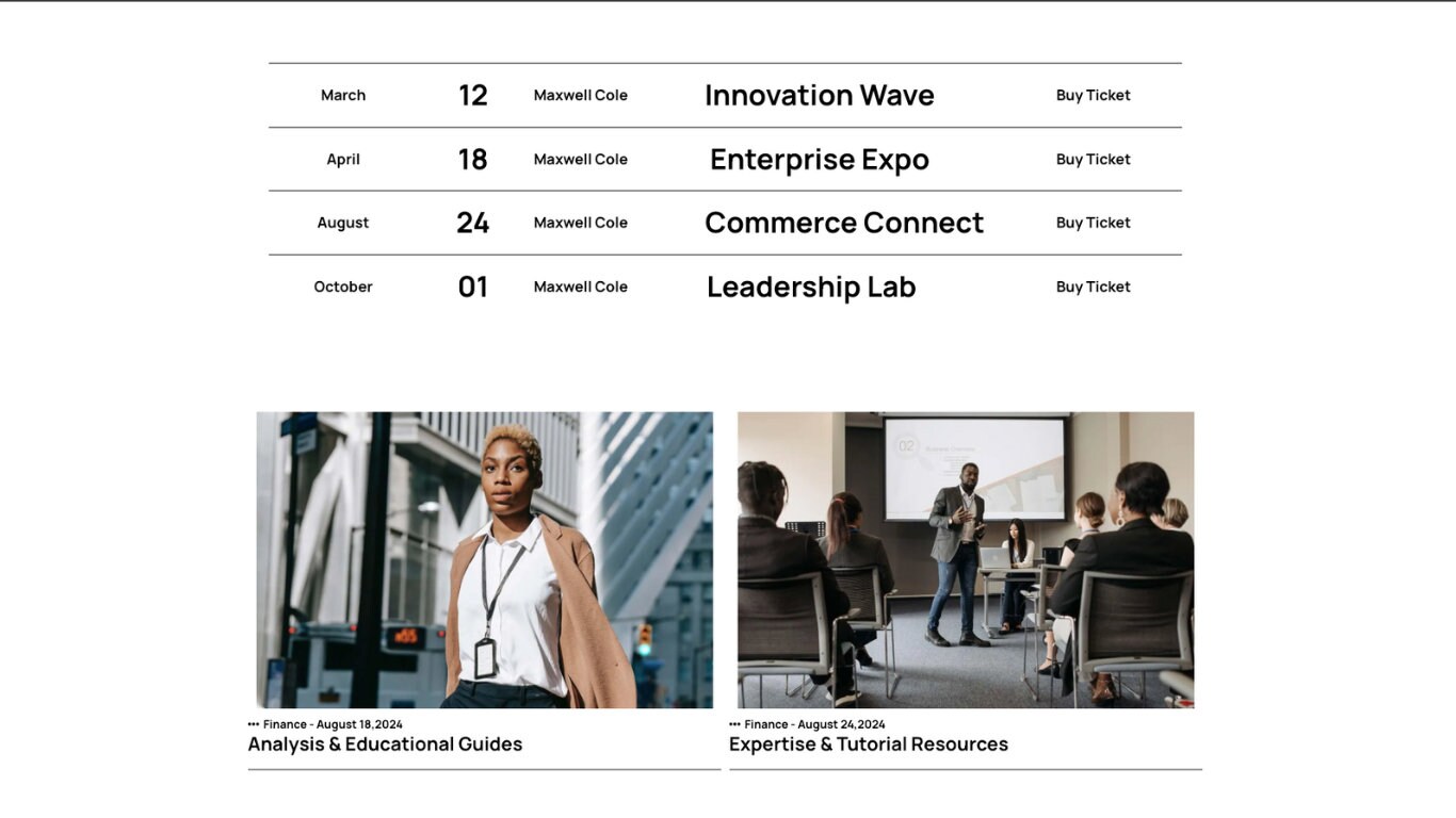 Conference Room Website Template – Image 6