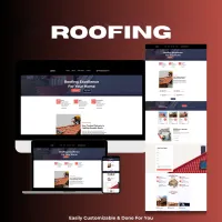 Roofing Website Template – Image 1