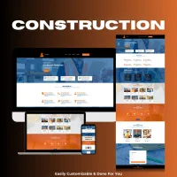 Construction Website Template – Image 1