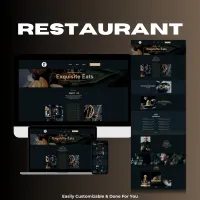 Restaurant Website Template – Image 1