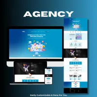 Marketing Agency Website Template – Image 1