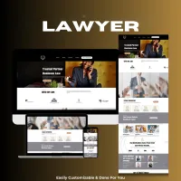Lawyer Website Template – Image 1