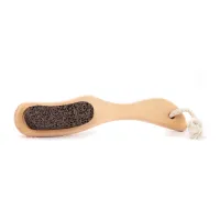Natural Sierra Pumice Brush w/Contour Handle – Image 3