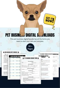 Pet Services Business Digital Download PDFs – Image 1