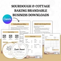 Sourdough & Homebased Bakery Business Bundle Downloads & Resources  – Image 5