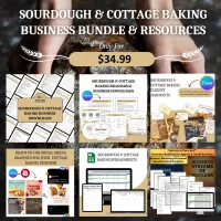 Sourdough & Homebased Bakery Business Bundle Downloads & Resources  – Image 1