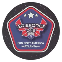 Magnet: AFO black background Full Color Circle 5" diameter .030"  – Image 1