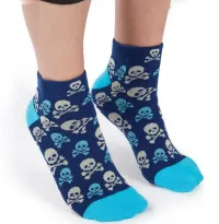 Ankle Socks -Skull & Crossbones Design – Image 1