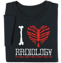 I Love Radiology Unisex Short-Sleeved T-Shirt – Image 1
