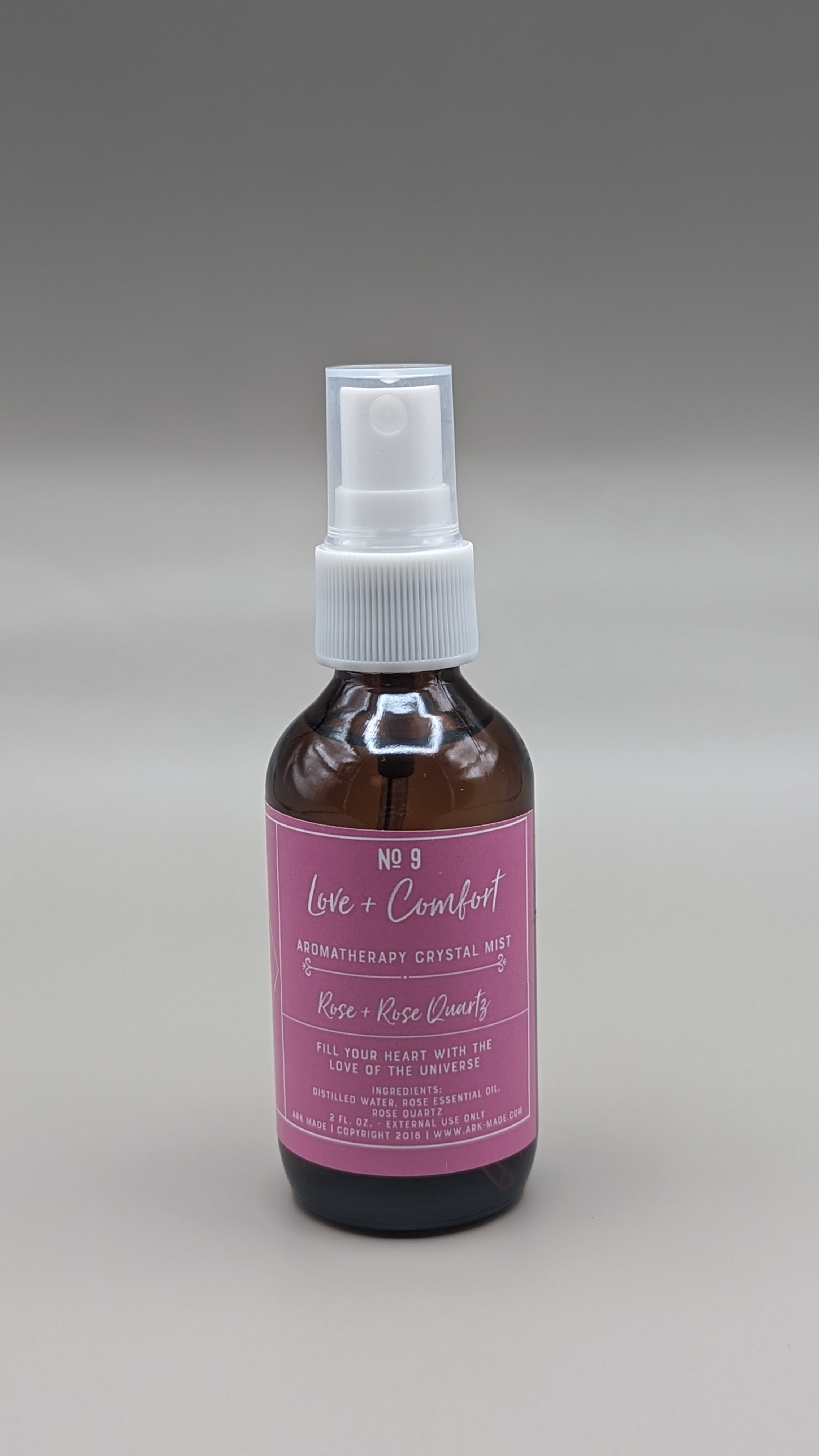 Aromatherapy Crystal Mist – Love and Comfort | Rose & Rose Quartz – Image 1