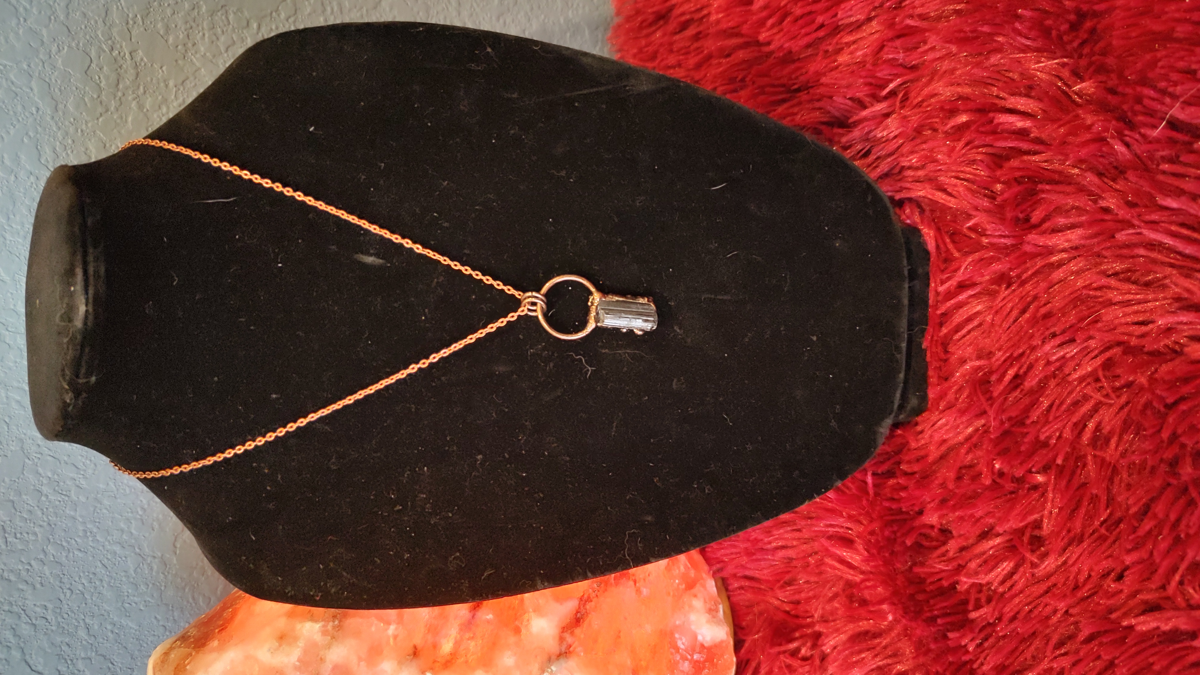 Designer Tourmaline Copper Necklace | Energy Protection & Grounding – Image 1