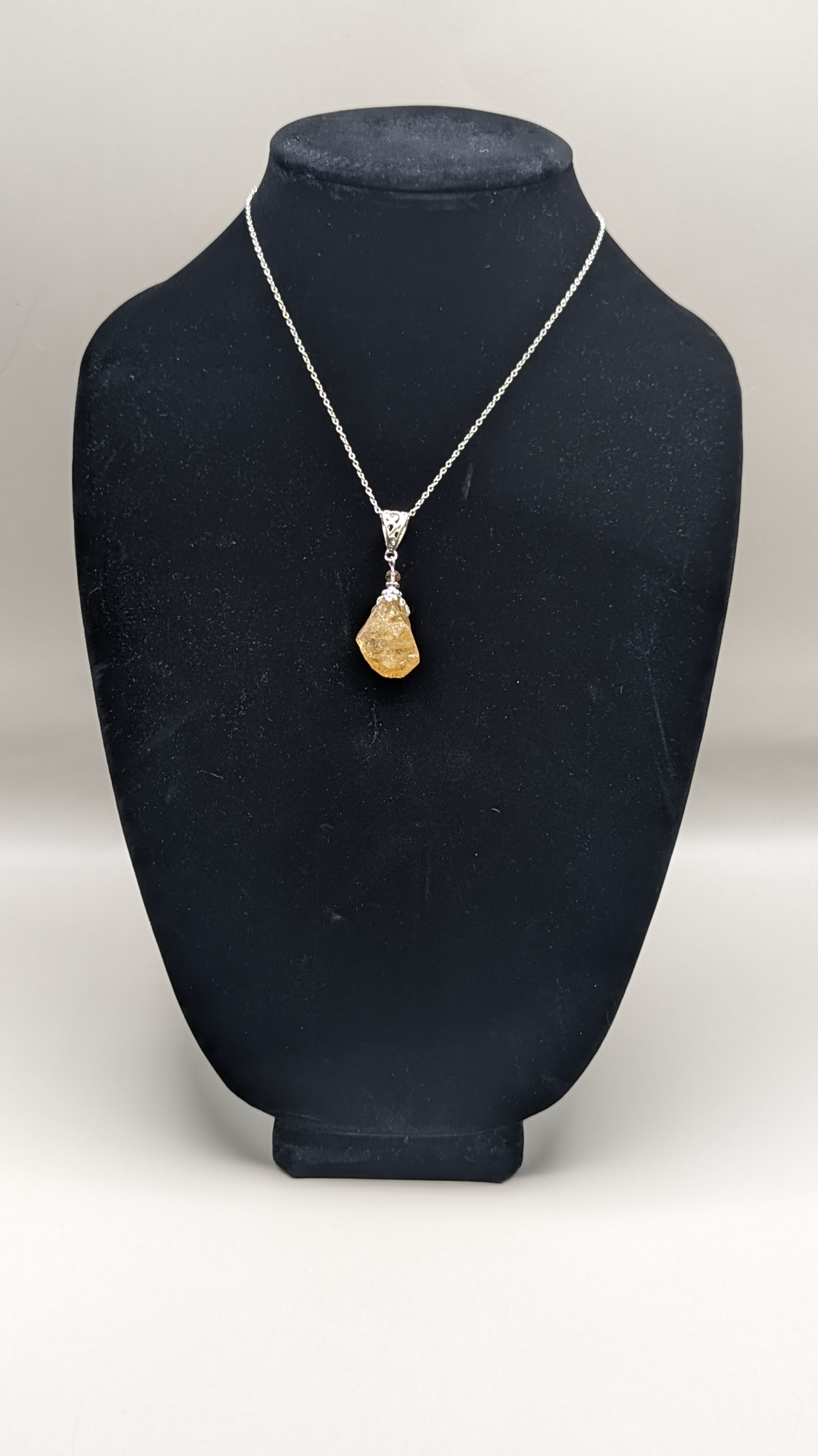 Citrine Manifestation Necklace | Abundance & Prosperity Crystal Jewelry – Image 1
