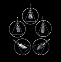 Kyanite Triangle Pendant | Communication, Protection & Chakra Alignment – Image 1