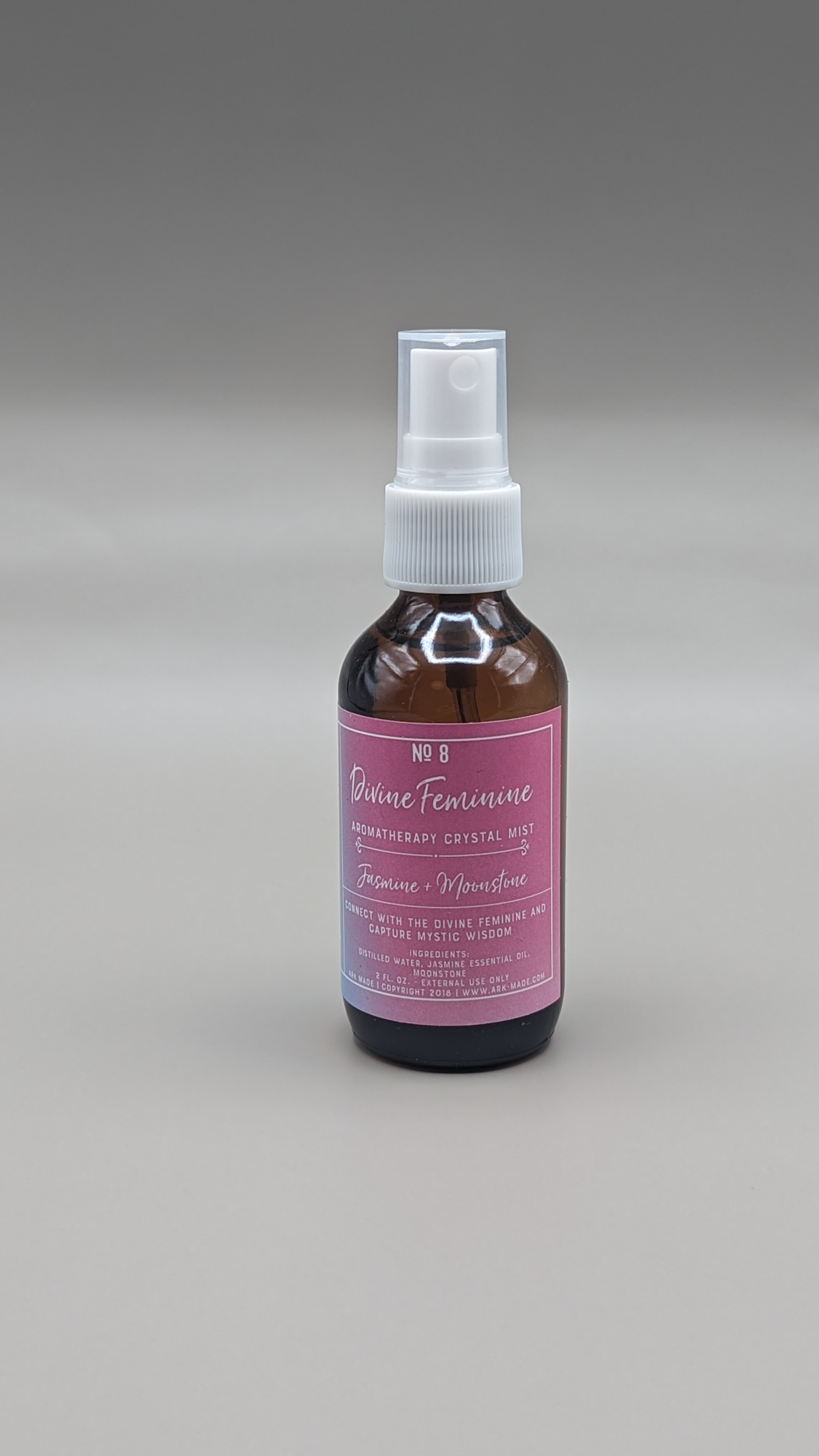 Aromatherapy Crystal Mist – Divine Feminine | Jasmine & Moonstone – Image 1