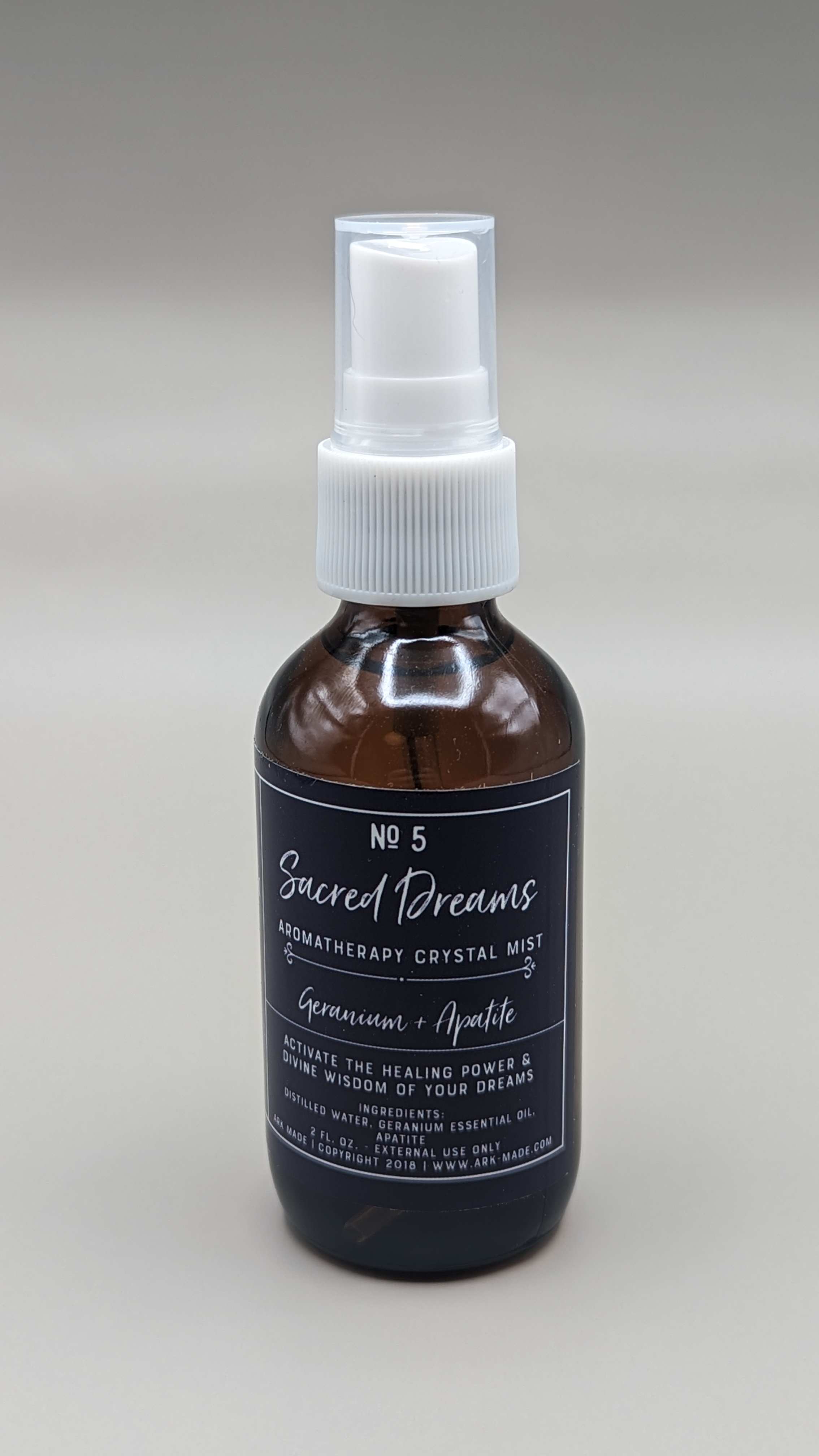 Aromatherapy Crystal Mist – Sacred Dreams | Geranium & Apatite – Image 1