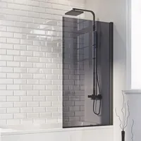 S6 Mono Square Edge Bath Screen – Image 1