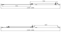 S6 Sliding Shower Door 1600 – Image 5