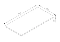 Alfie 800 Cabinet with Open Storage – Image 6