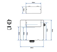Concealed Cistern with Side Inlet – Image 2