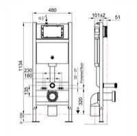 WC Frame & Cistern – Image 2