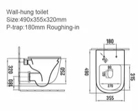 Riviera Round Wall Hung WC – Image 6