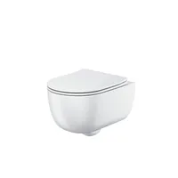 Riviera Round Wall Hung WC – White