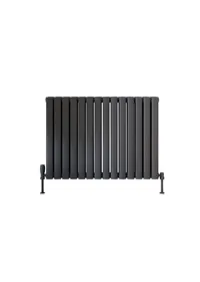 Apex Double Designer Radiator – 600 X 826 – Anthracite