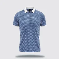 Wall St Men's Polo Golf Shirts – Image 1